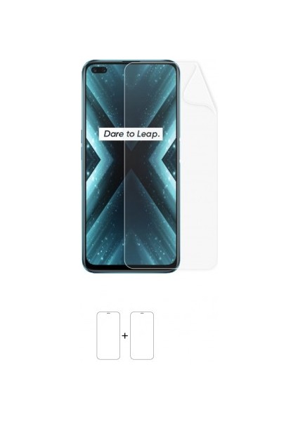 Realme X3 Ekran Koruyucu Darbe Emici Poliüretan Film Amerika Üretimi