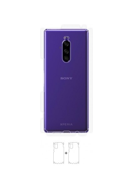 Sony Xperia 1 Arka Yan Koruyucu Darbe Emici Poliüretan Film Amerika Üretimi