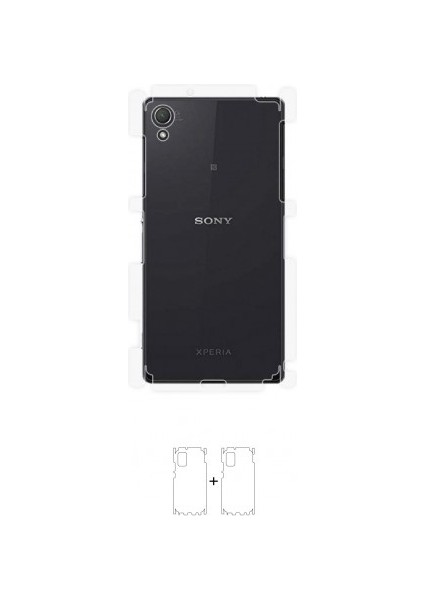 Sony Xperia Z2 Arka Yan Koruyucu Darbe Emici Poliüretan Film Amerika Üretimi