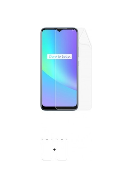 Realme C25S Ekran Koruyucu Darbe Emici Poliüretan Film Amerika Üretimi
