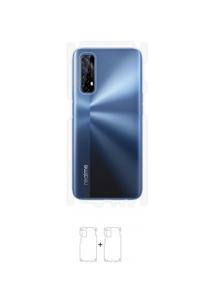 Realme 7 Arka Yan Koruyucu Darbe Emici Poliüretan Film Amerika Üretimi