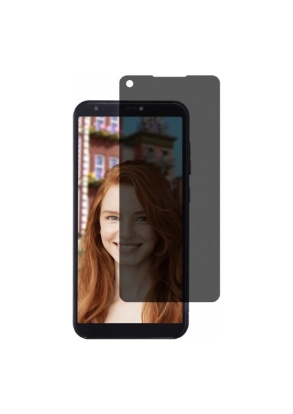 Vestel Venus V6 Mat Hayalet Ekran Koruyucu Yandan Bakınca Görünmeyen Ekran Privacy Ekran Koruyucu