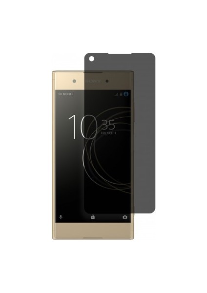 Sony Xperia Xa1 Plus Mat Hayalet Ekran Koruyucu Yandan Bakınca Görünmeyen Privacy Ekran Koruyucu