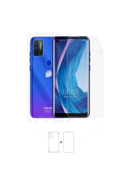 Reeder P13 Blue Max Pro Full Body Ekran Koruyucu Ön Arka Yan Darbe Emici Poliüretan Film