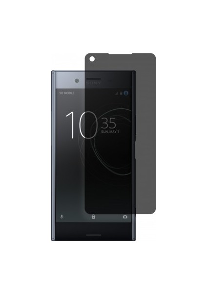 Sony Xperia Xz Premium Mat Hayalet Ekran Koruyucu Yandan Bakınca Görünmeyen Privacy Ekran Koruyucu