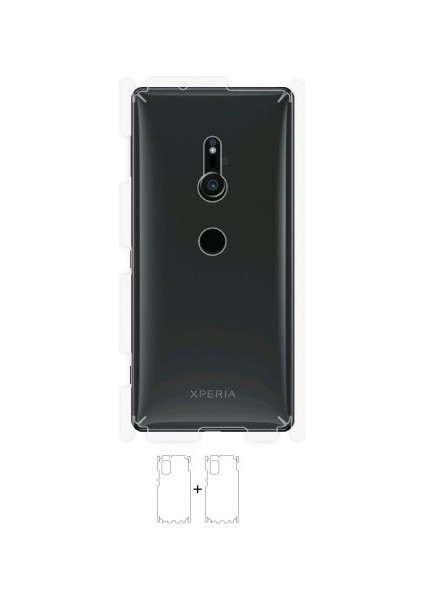 Sony Xperia Xz2 Arka Yan Koruyucu Darbe Emici Poliüretan Film Amerika Üretimi