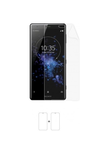 Sony Xperia Xz2 Ekran Koruyucu Darbe Emici Poliüretan Film Amerika Üretimi
