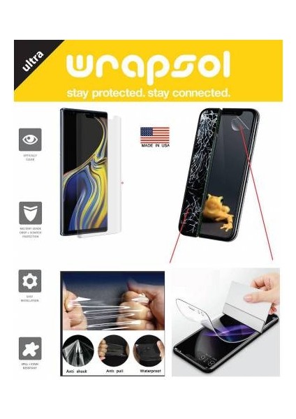 Xiaomi Mi 10T Pro Ekran Koruyucu Darbe Emici Poliüretan Film Amerika Üretimi fırsatları