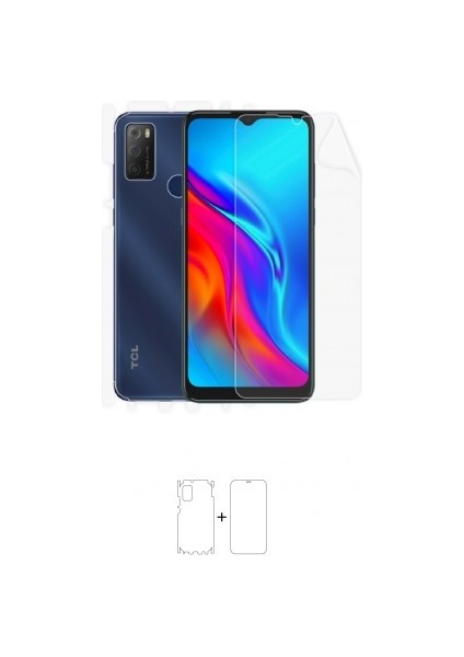 Tcl 20E Full Body Ekran Koruyucu Ön Arka Yan Darbe Emici Poliüretan Film