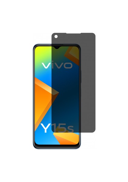 Vivo Y15S Mat Hayalet Ekran Koruyucu Yandan Bakınca Görünmeyen Ekran Privacy Ekran Koruyucu
