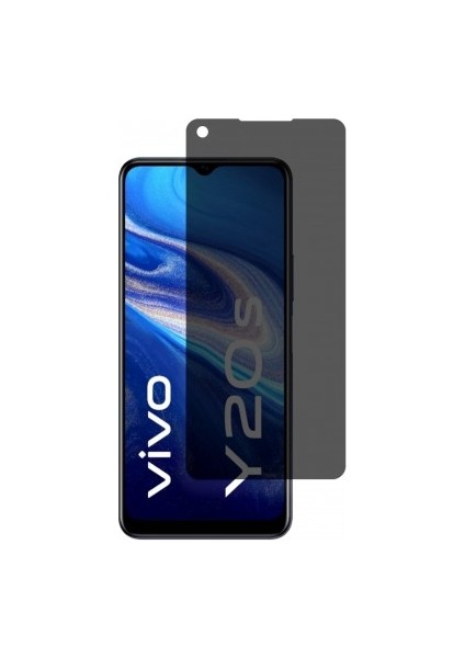 Vivo Y20S Mat Hayalet Ekran Koruyucu Yandan Bakınca Görünmeyen Ekran Privacy Ekran Koruyucu