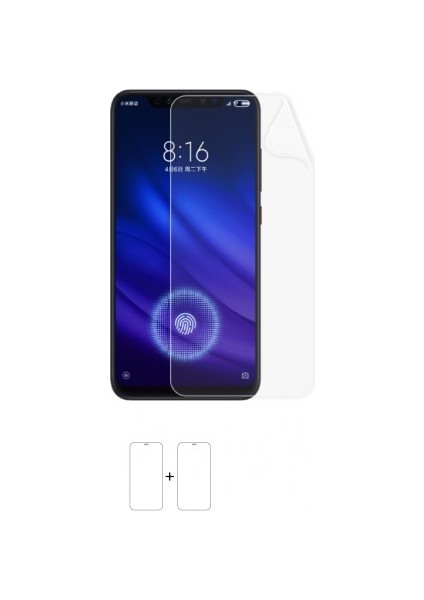 Xiaomi Mi 8 Pro Transparent Ekran Koruyucu Darbe Emici Poliüretan Film Amerika Üretimi