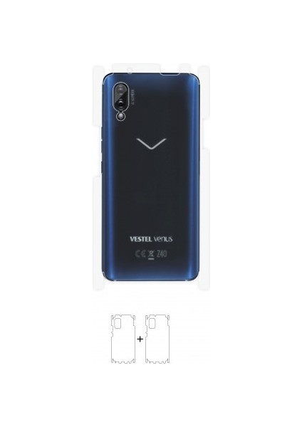 Vestel Venus Z40 Arka Yan Koruyucu Darbe Emici Poliüretan Film Amerika Üretimi
