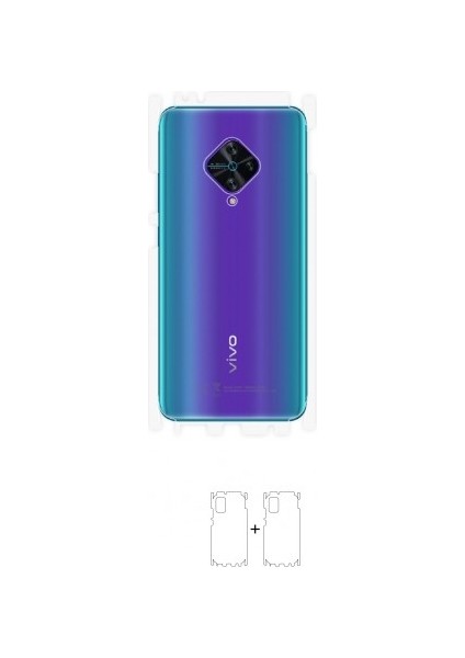 Vivo X50 Lite Arka Yan Koruyucu Darbe Emici Poliüretan Film Amerika Üretimi