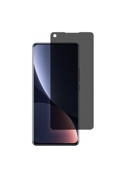 Xiaomi 12 Pro Mat Hayalet Ekran Koruyucu Yandan Bakınca Görünmeyen Ekran Privacy Ekran Koruyucu