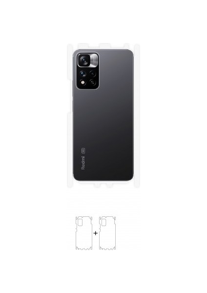 Xiaomi Redmi Note 11 Pro Plus 5g Arka Yan Koruyucu Darbe Emici Poliüretan Film Amerika Üretimi