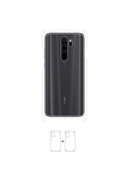 Xiaomi Redmi Note 8 Pro Arka Yan Koruyucu Darbe Emici Poliüretan Film Amerika Üretimi