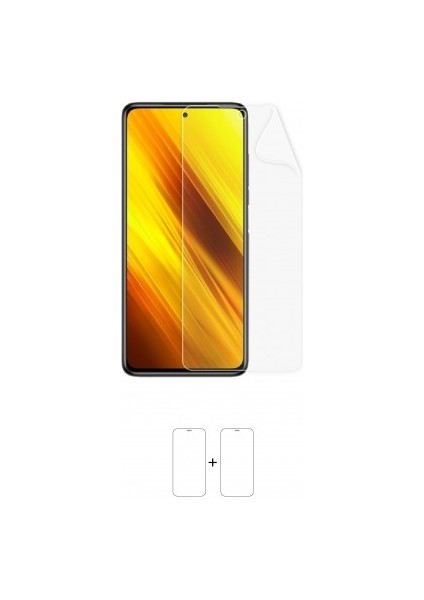Xiaomi Poco X3 Nfc Ekran Koruyucu Darbe Emici Poliüretan Film Amerika Üretimi