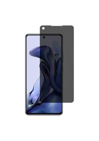 Xiaomi 11T Mat Hayalet Ekran Koruyucu Yandan Bakınca Görünmeyen Ekran Privacy Ekran Koruyucu