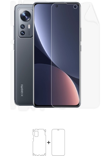 Xiaomi 12 Pro Full Body Ekran Koruyucu Ön Arka Yan Darbe Emici Poliüretan Film