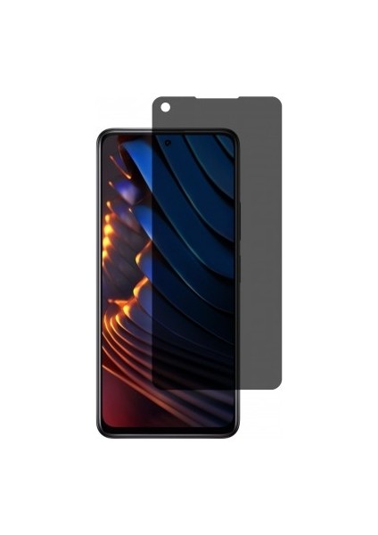 Xiaomi Poco X3 Gt Mat Hayalet Ekran Koruyucu Yandan Bakınca Görünmeyen Ekran Privacy Ekran Koruyucu