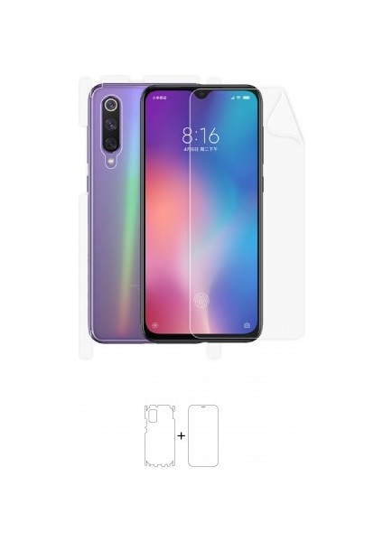 Xiaomi Mi 9 Se Full Body Ekran Koruyucu Ön Arka Yan Darbe Emici Poliüretan Film