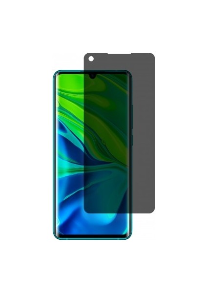 Xiaomi Mi Note 10 Mat Hayalet Ekran Koruyucu Yandan Bakınca Görünmeyen Ekran Privacy Ekran Koruyucu