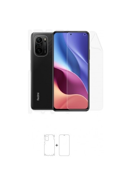 Xiaomi Redmi K40 Pro Full Body Ekran Koruyucu Ön Arka Yan Darbe Emici Poliüretan Film