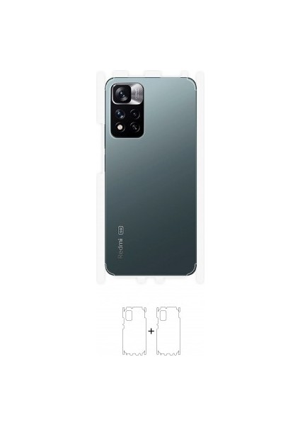 Xiaomi Redmi Note 11 Pro Arka Yan Koruyucu Darbe Emici Poliüretan Film Amerika Üretimi