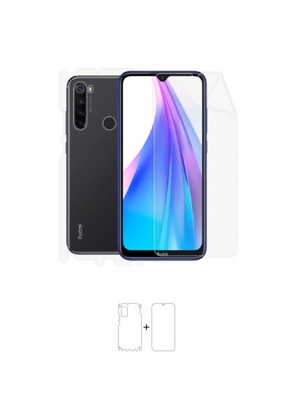 Xiaomi Redmi Note 8t Full Body Ekran Koruyucu Ön Arka Yan Darbe Emici Poliüretan Film