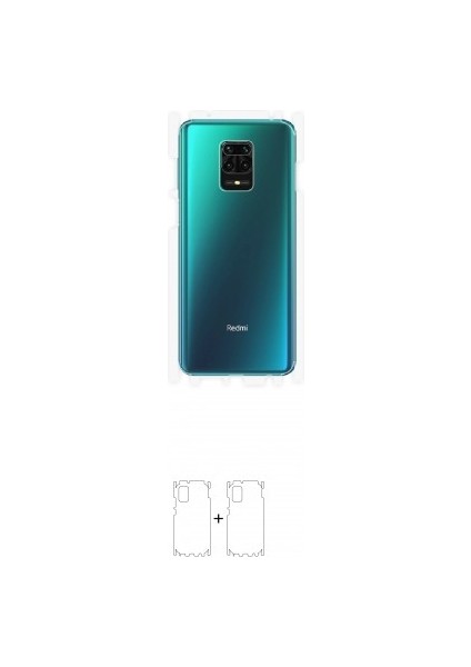 Xiaomi Redmi Note 9 Pro Max Arka Yan Koruyucu Darbe Emici Poliüretan Film Amerika Üretimi