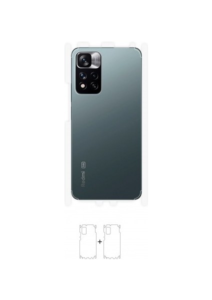 Xiaomi Redmi Note 11 Pro Plus Arka Yan Koruyucu Darbe Emici Poliüretan Film Amerika Üretimi