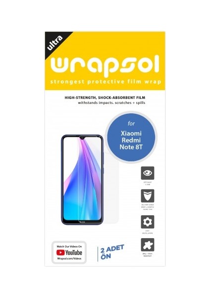 Xiaomi Redmi Note 8t Ekran Koruyucu Darbe Emici Poliüretan Film Amerika Üretimi fiyatları