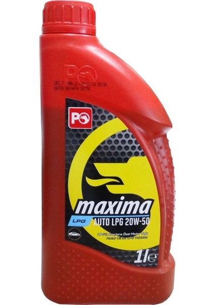 Maxima Yağ 20w-50 1 Litre