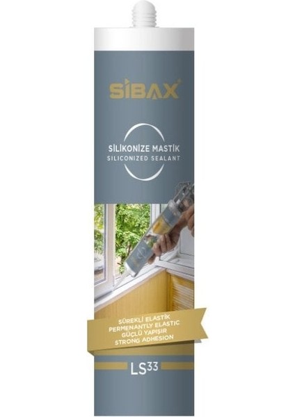 Ls33 Silikonize Mastik 310ml - Siyah