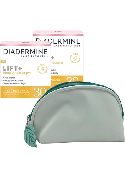 Krem Lift+ 30+ x 2 ve Diadermine Çanta Hediyeli