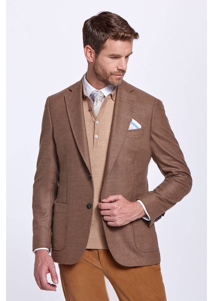 Polo Yaka Merino Yün Camel Triko indirimleri