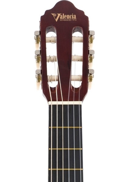 Valencıa VC104TCEBK Elektro Klasik Gitar Sap Çelikli 4/4 Siyah