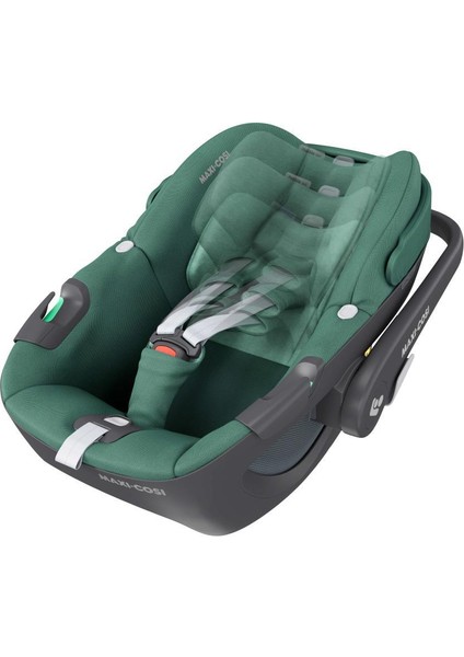 Adac'lı Pebble 360 Derece Dönebilen Yatabilen Bebek Oto Koltuğu ve Ana Kucağı 0-13 kg Essential Green