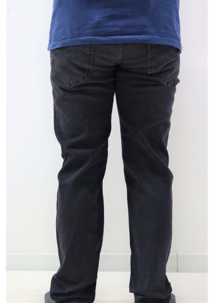 L707PYCB Erkek Siyah Daren Zip Fly Regular Straight Jean Pantolon