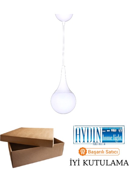 Damla Tekli̇ Beyaz Sarkıt Avi̇ze modelleri