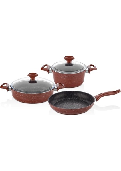 Çınar 5 Parça Granit Set