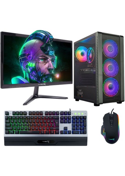 Tx1066 i5 4440 8GB Ram 256GB SSD 4GB EK. 21.5'' Monitör Masaüstü Oyun Pc Bilgisayarı