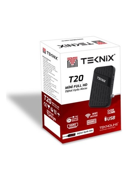 Uydu Alıcı Mini Full HD Wifi Numaratör Göz Youtube Teknix T-20 indirimleri
