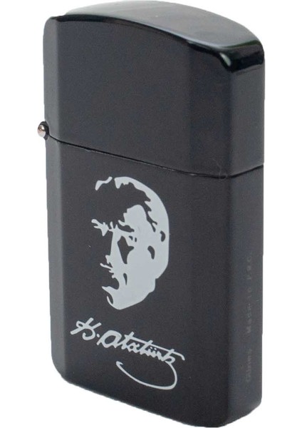 Atatürk Metal Benzinli Çakmak