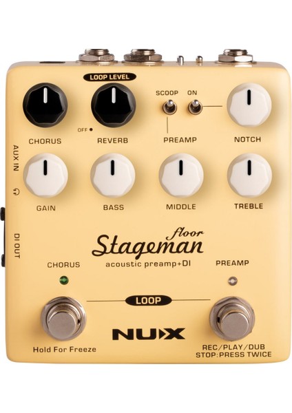 Nap-5 Stageman Floor Akustik Gitar Dı