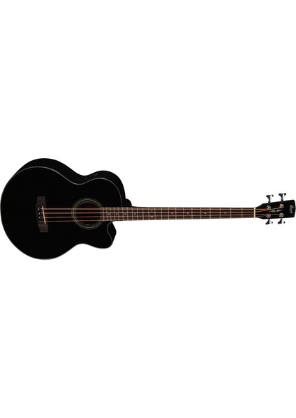 Müzik Cort SJB5F-BKW Elektro Akustik Kılıflı, Super Jumbo Kasa, Kılıflı