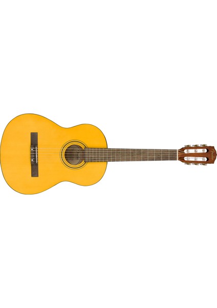 Müzik Fender Esc-80 Wn Natural 3/4 Boy Ince Sap Klasik