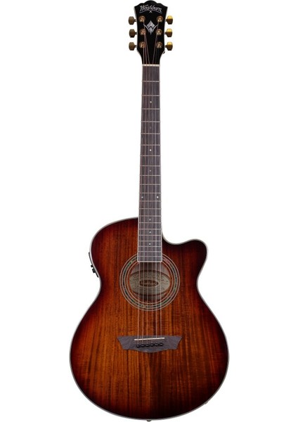 Müzik Washburn EA55G Festival Elektro Akustik Gitar