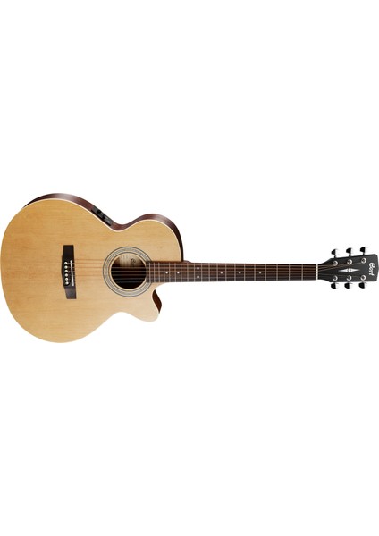 Müzik Cort Sfx-Melhop Elektro Akustik Gitar, Solak, Tekli Cutaway,